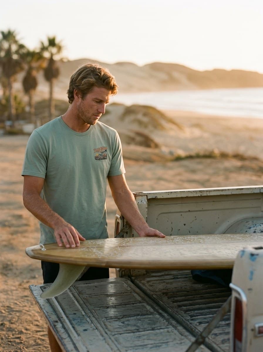 Tailgate Dusk — worn
