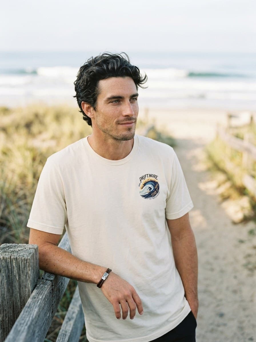 Drop In Crest Tee — worn