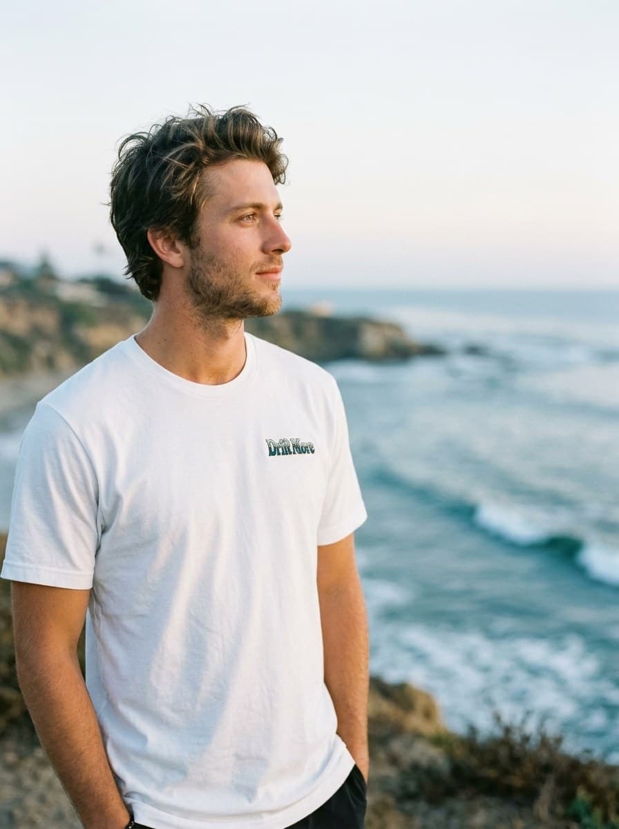 To Drift Is To Be Free Tee — worn