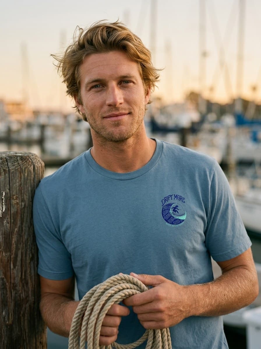 Back to the Drift Tee — worn