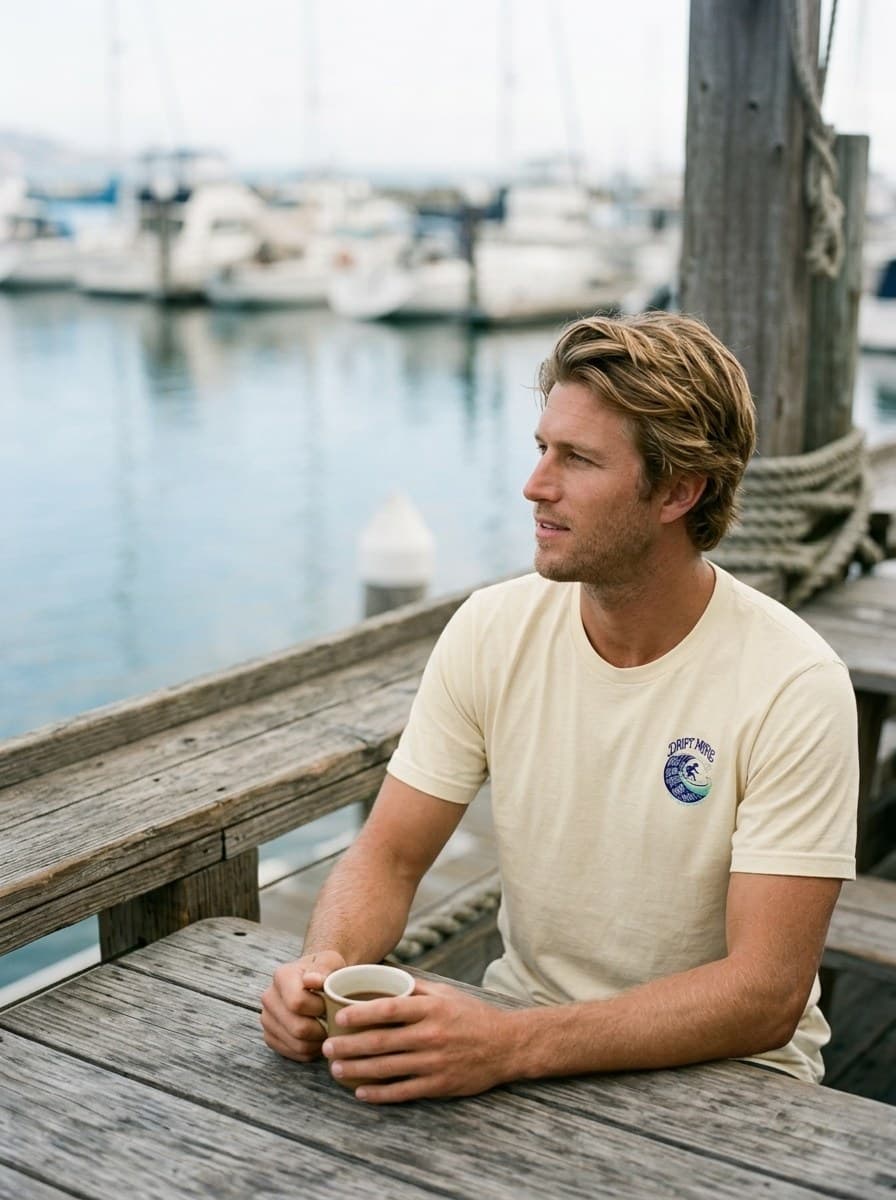 Back to the Drift Tee — worn