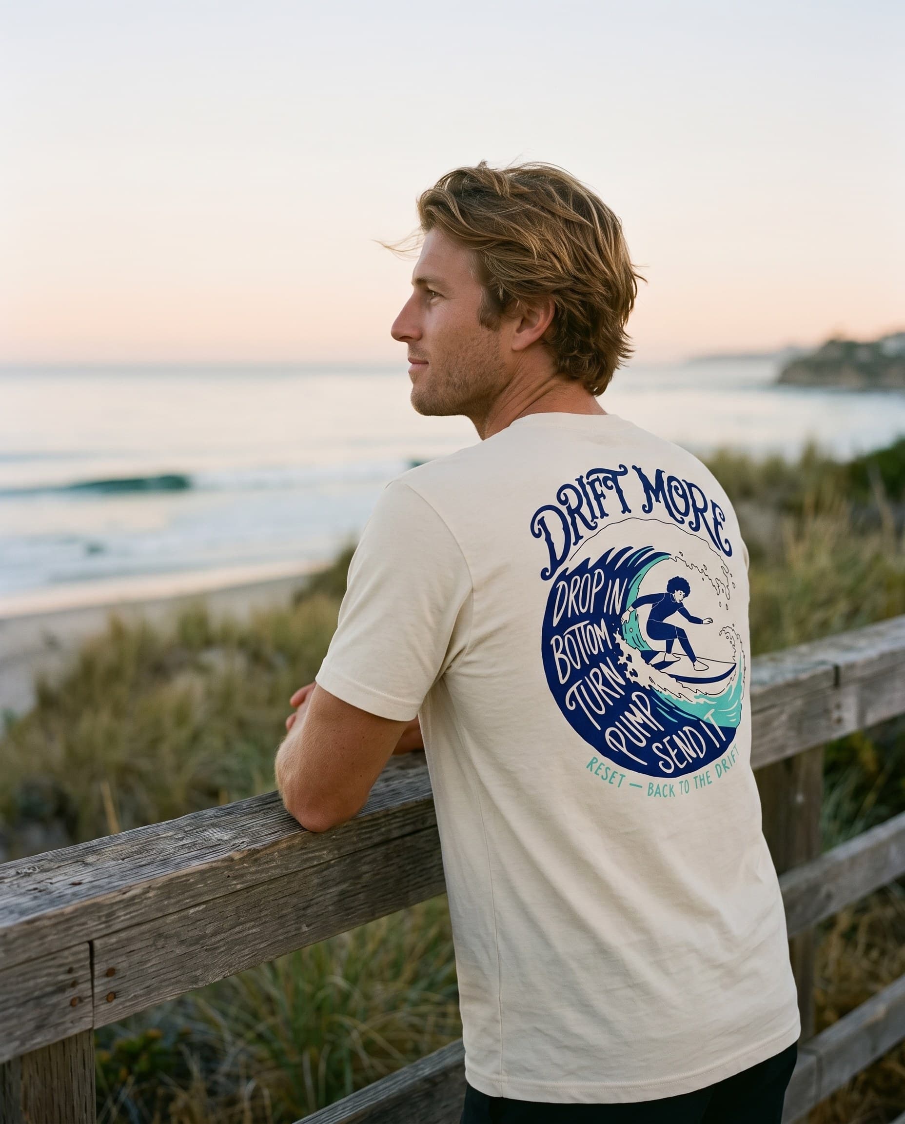 Back to the Drift Tee — worn