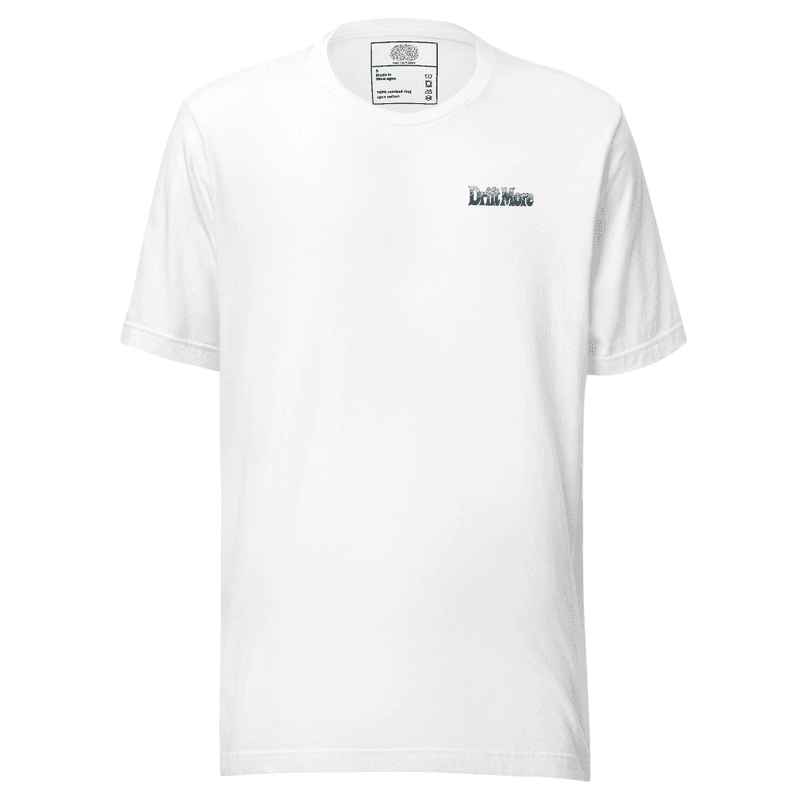 To Drift Is To Be Free Tee — White