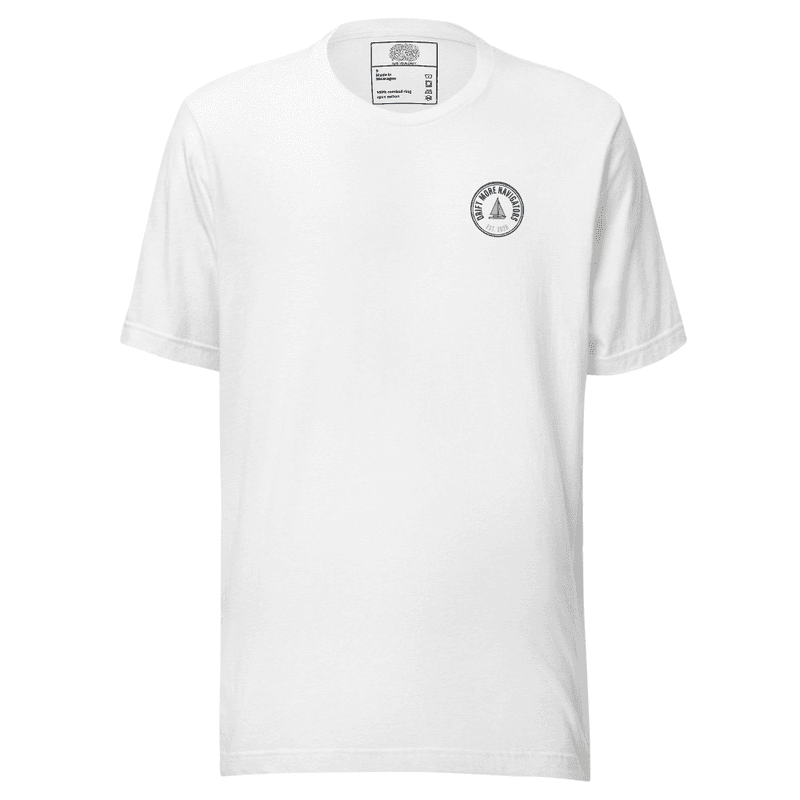 Navigators Tee — Solid White Blend