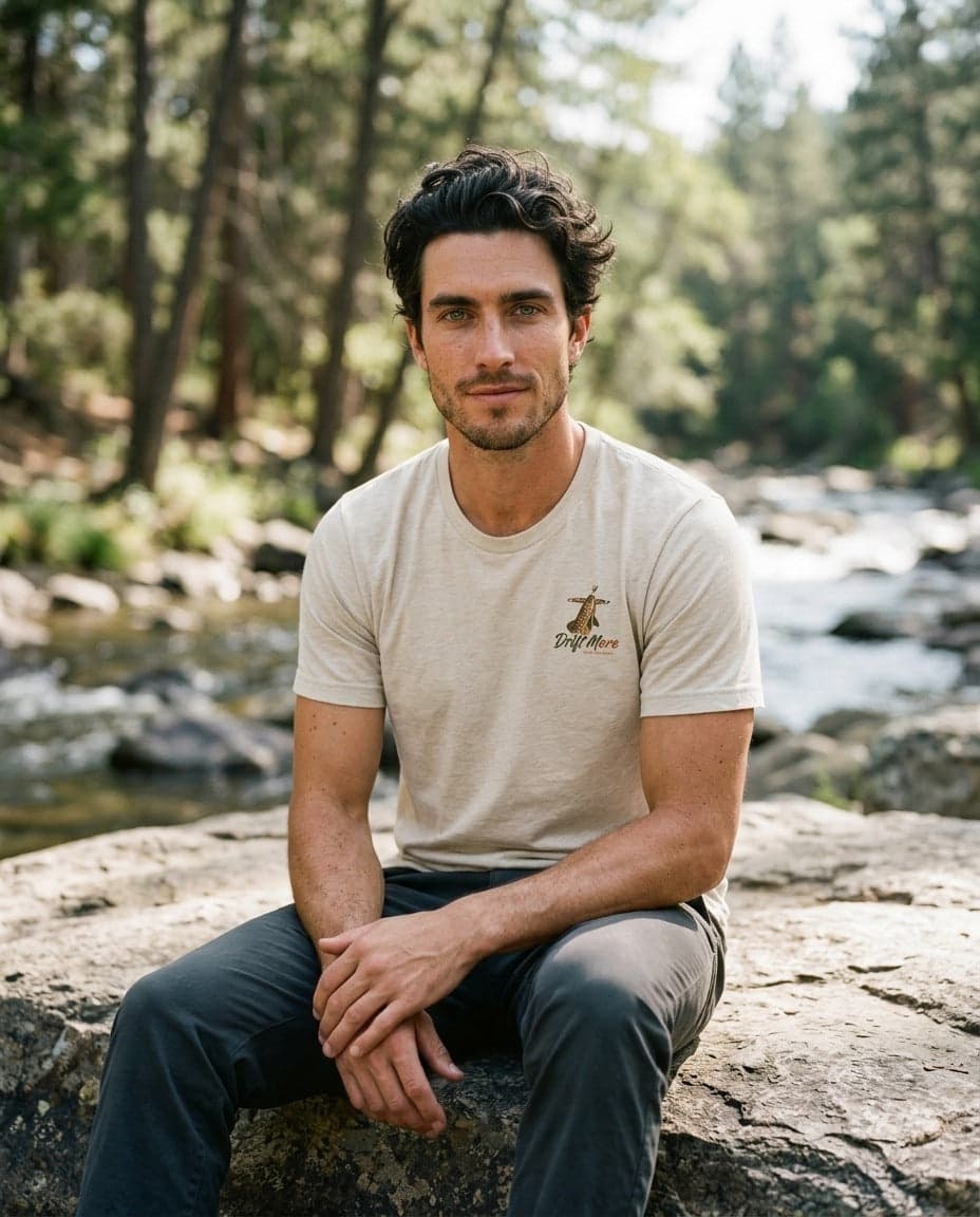 Match the Hatch Tee — worn