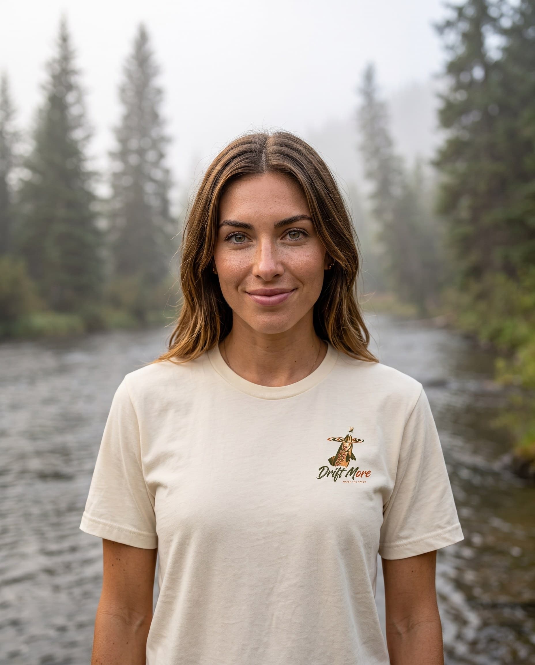Match the Hatch Tee — worn