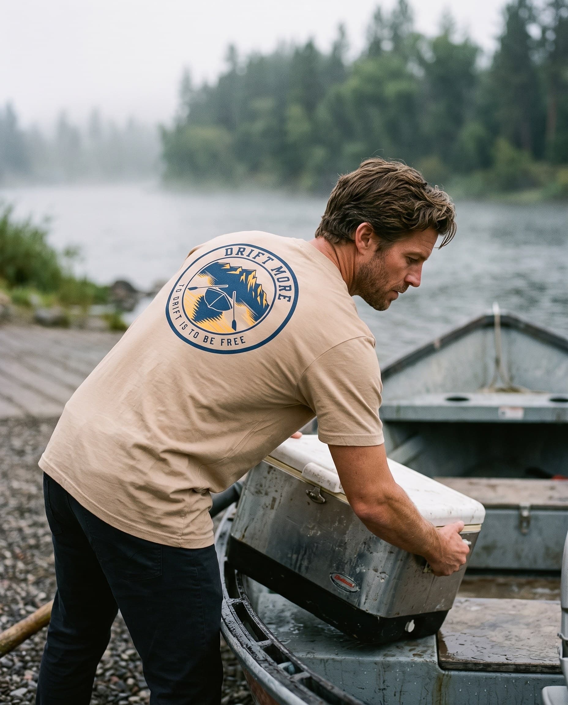 Drift Boat Crest — worn