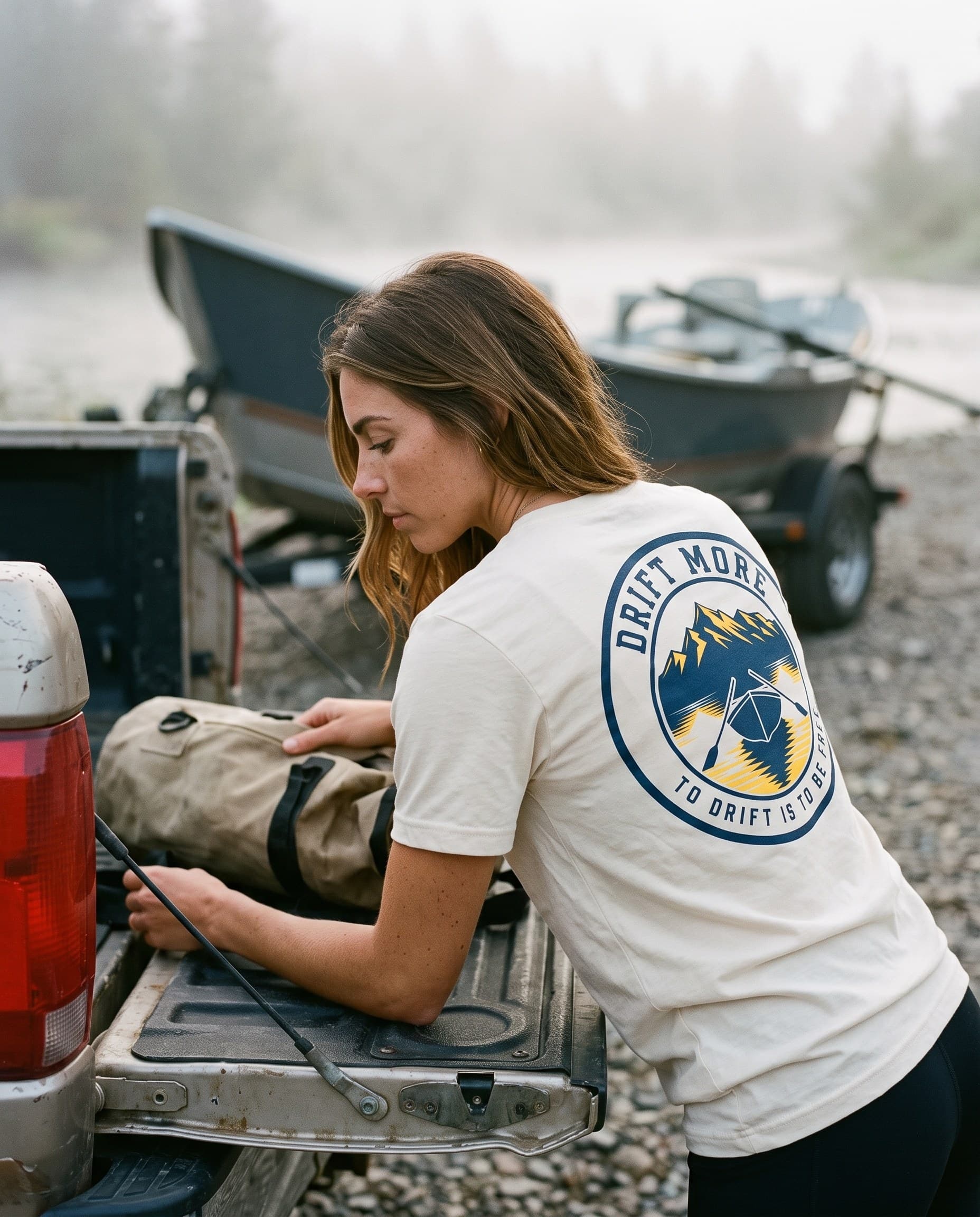 Drift Boat Crest — worn