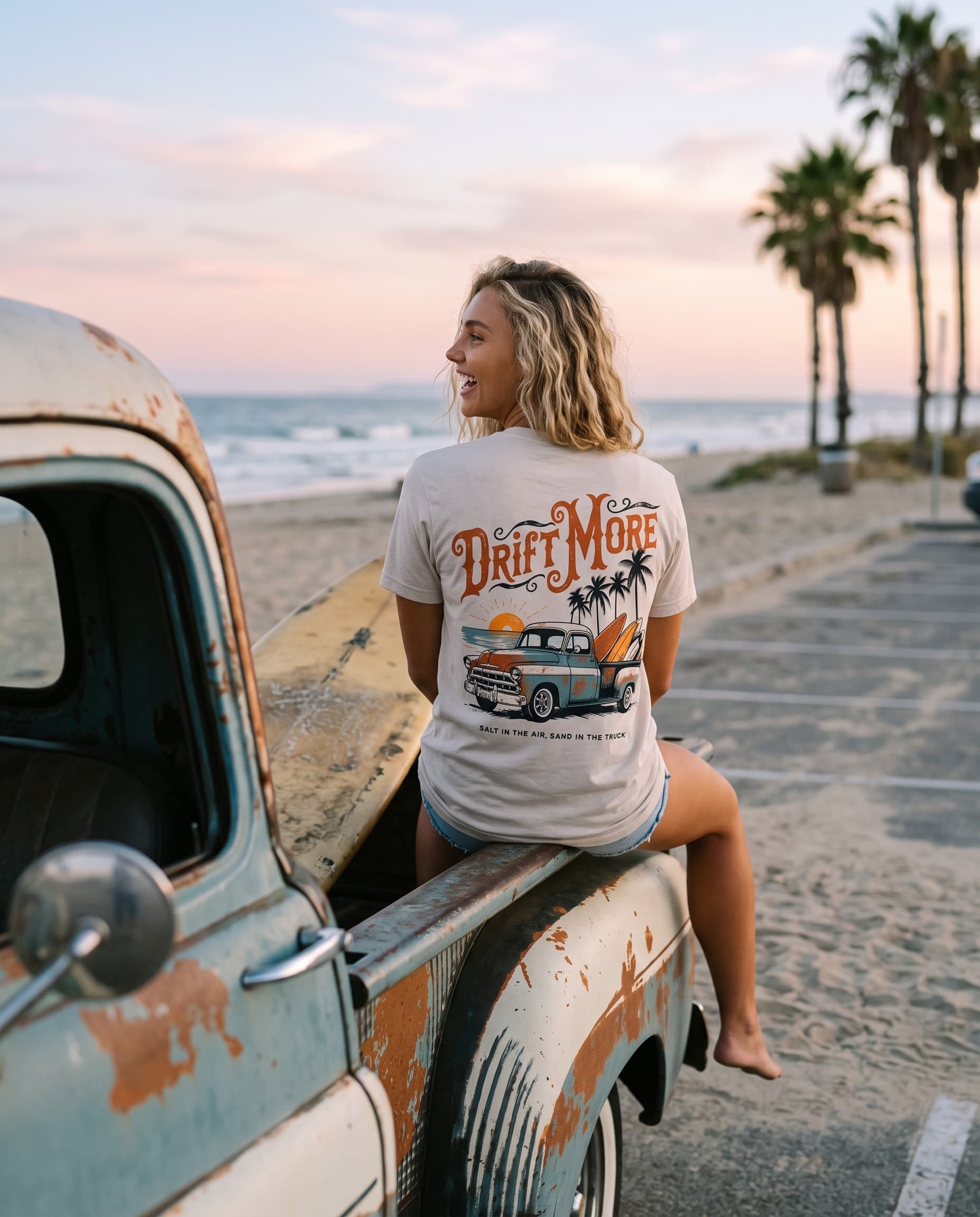 Tailgate Dusk — worn