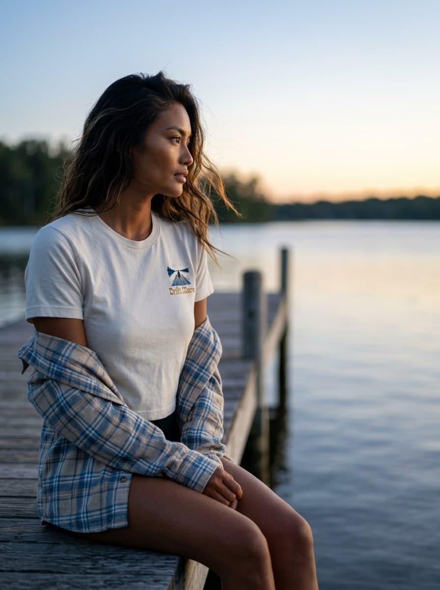 Dock at Dusk — worn