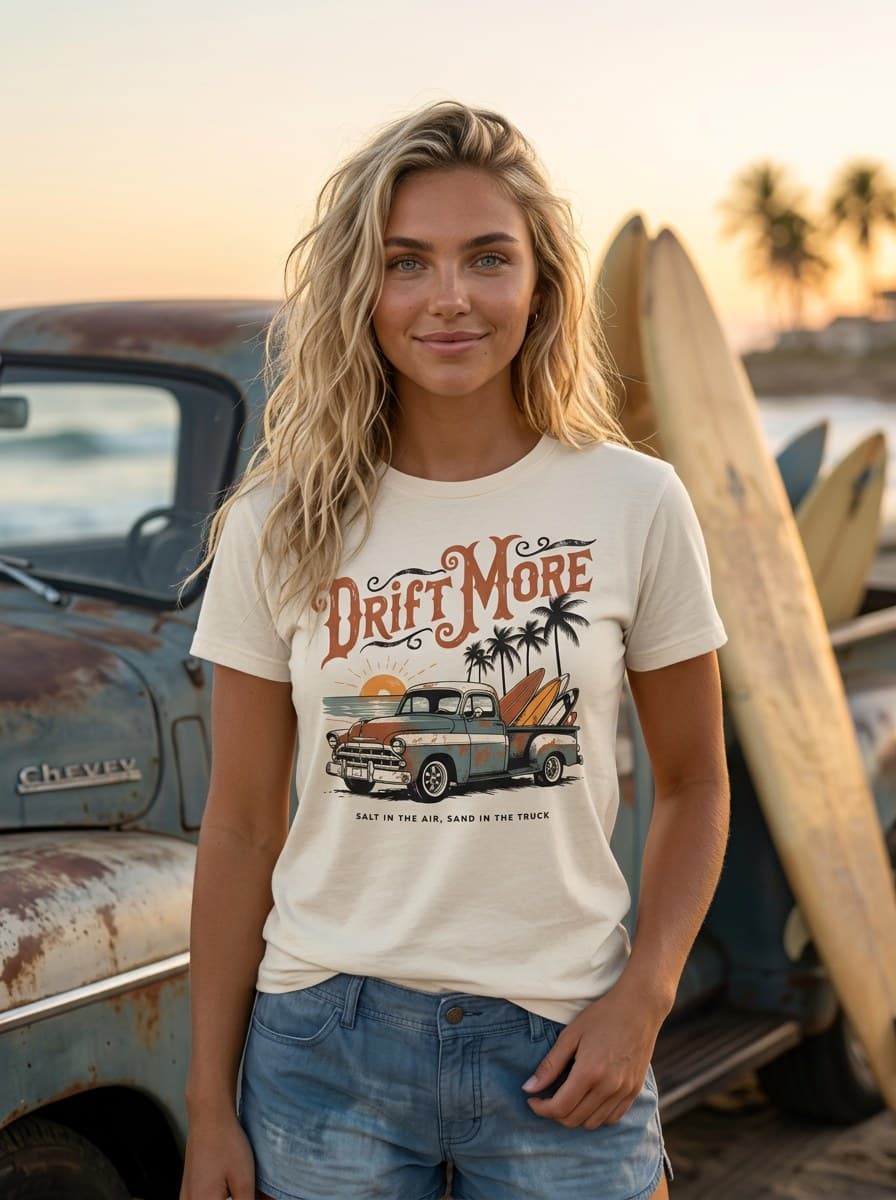 Tailgate Dusk Tee — Women's — worn