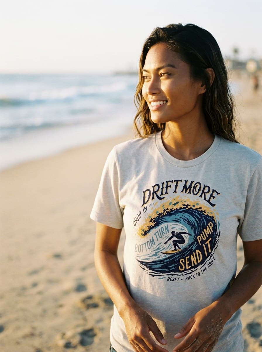 Drop In Tee — worn