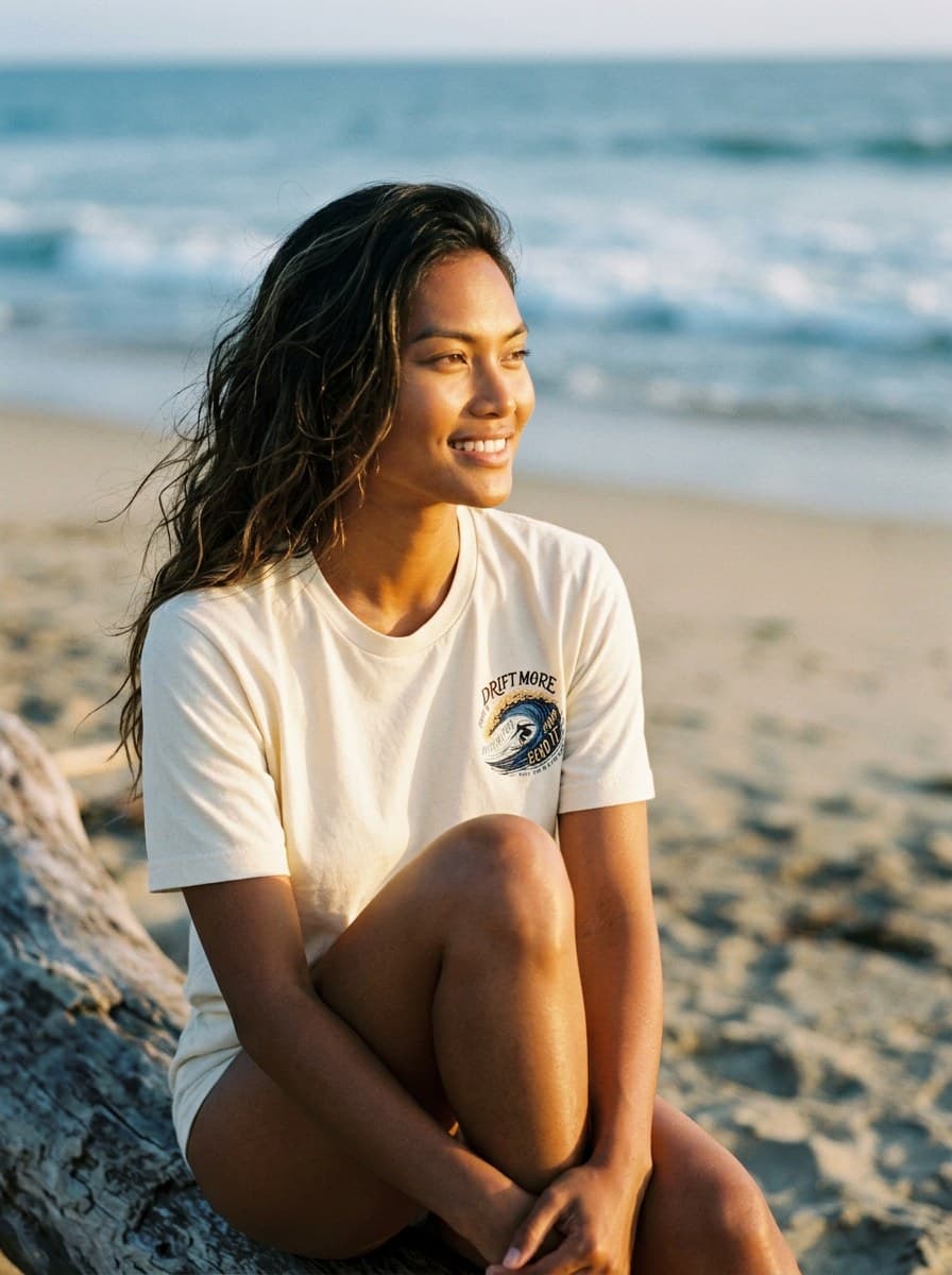 Drop In Crest Tee — worn