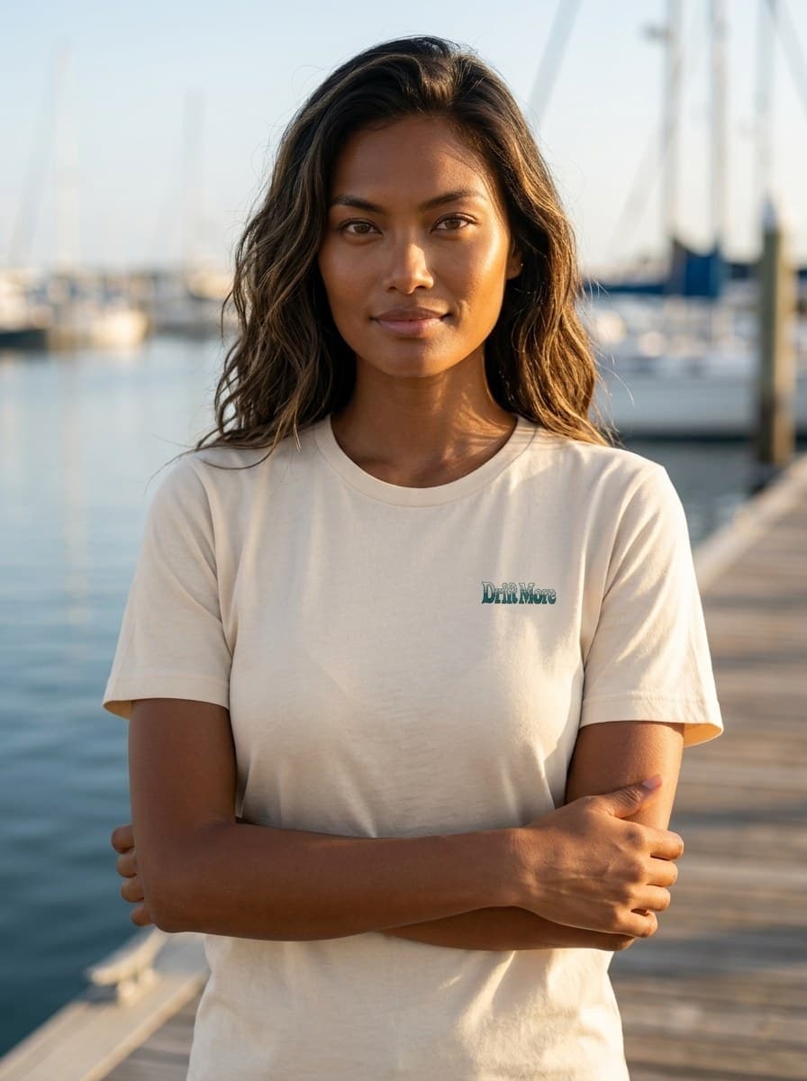 To Drift Is To Be Free Tee — worn