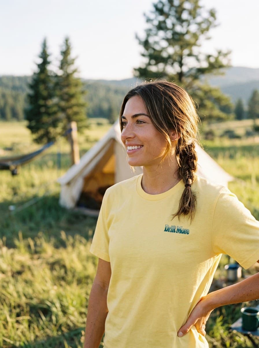 To Drift Is To Be Free Tee — worn