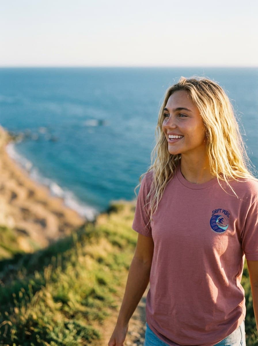 Back to the Drift Tee — worn