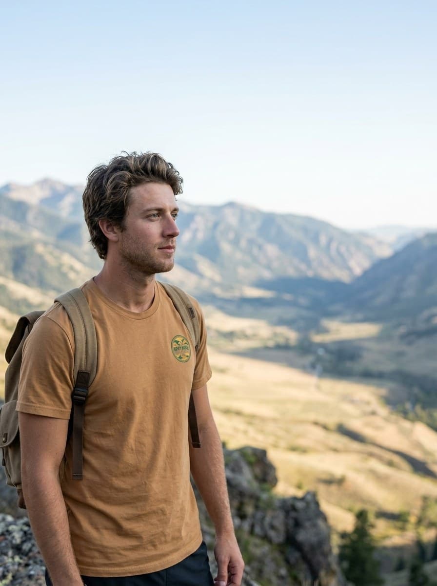 Expeditions Crest V.2 Tee — worn