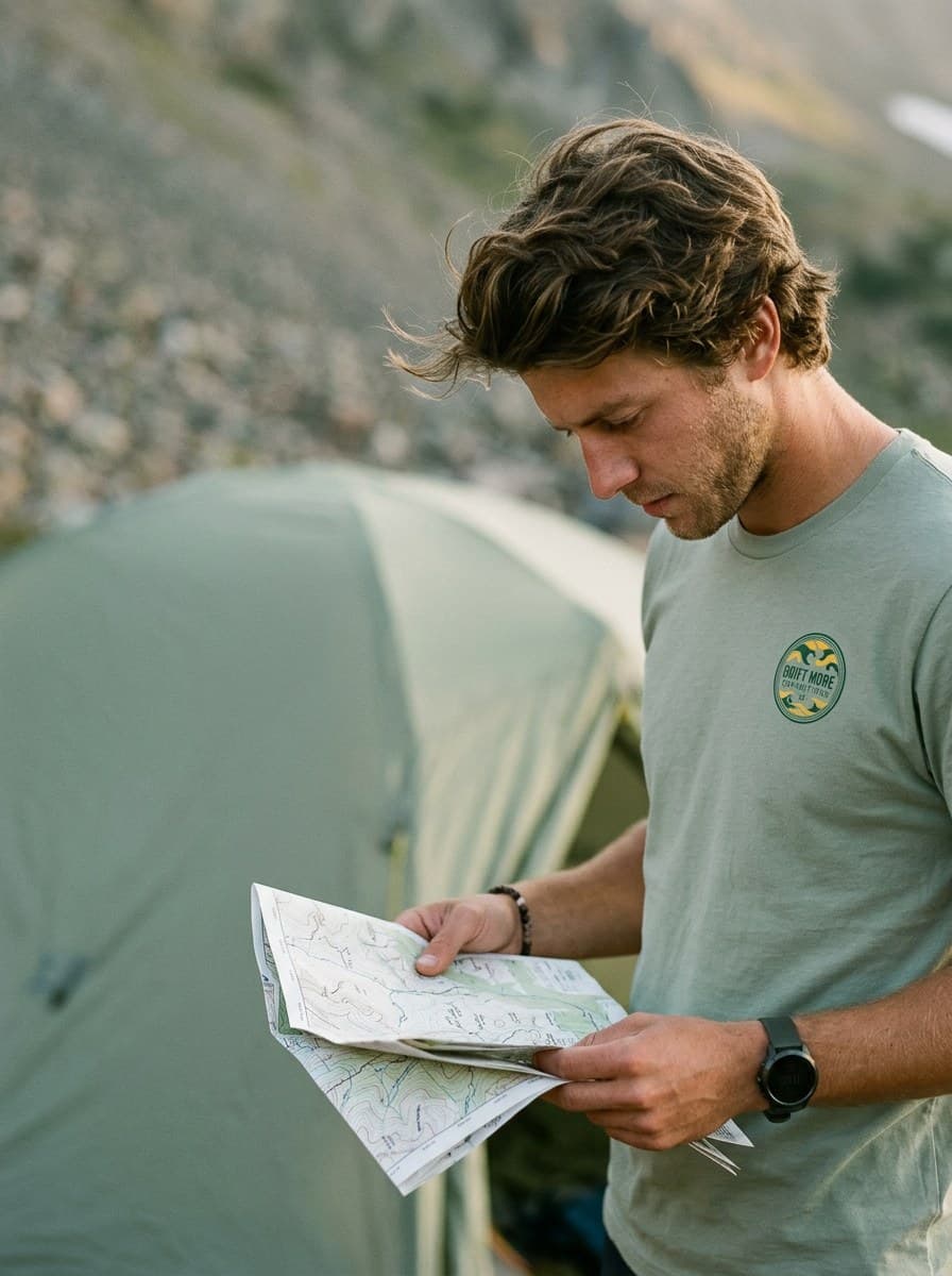 Expeditions Crest V.2 Tee — worn