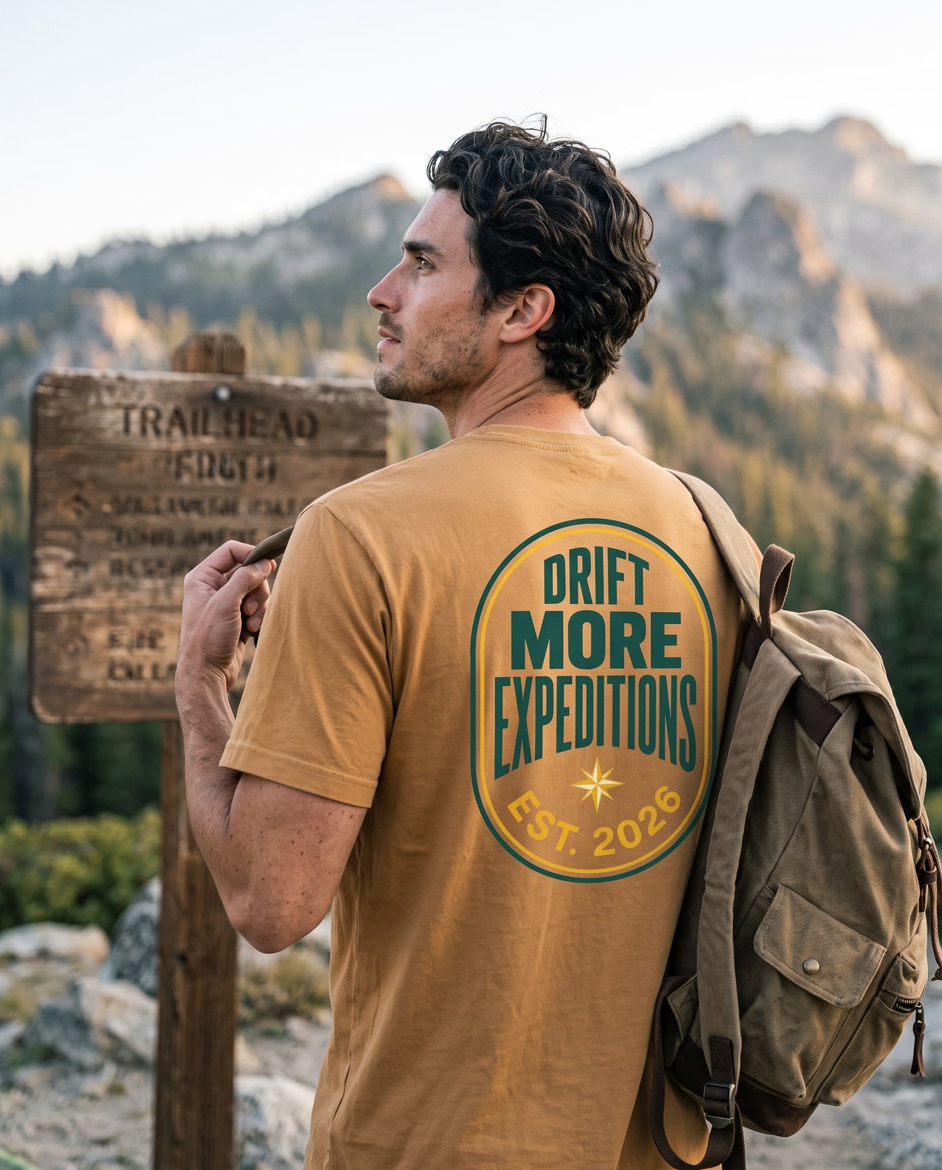 Expeditions Crest V.2 Tee — worn