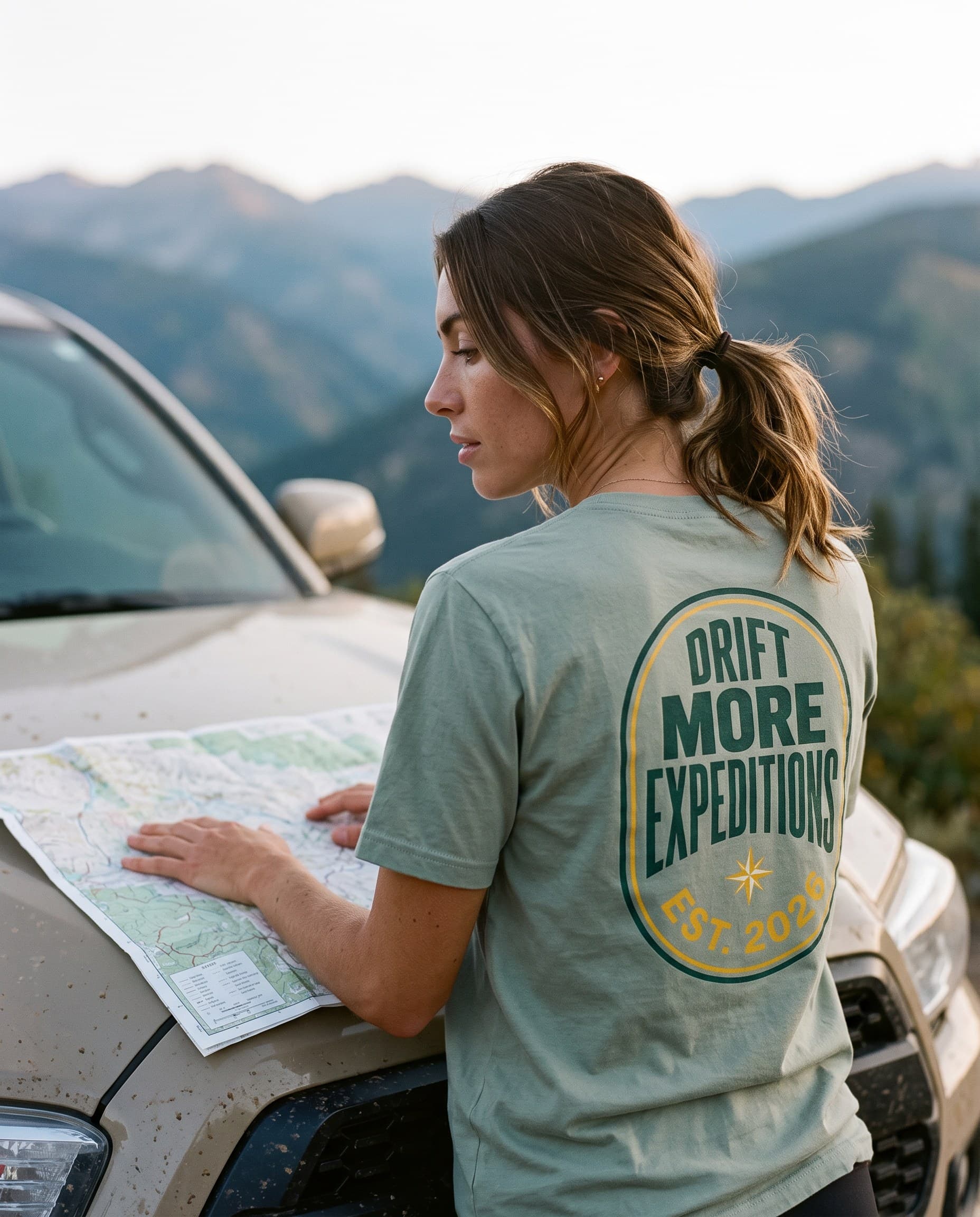 Expeditions Crest V.2 Tee — worn