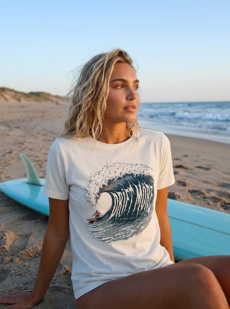 Drift More Wave Tee — Women's — worn