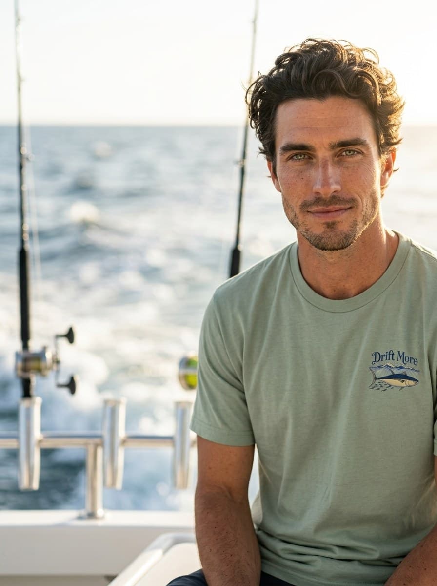 Albacore Tee — worn