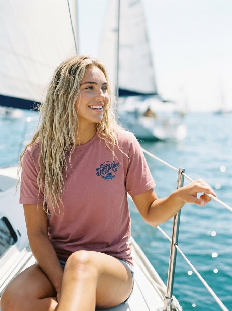 Running Downwind Tee — worn