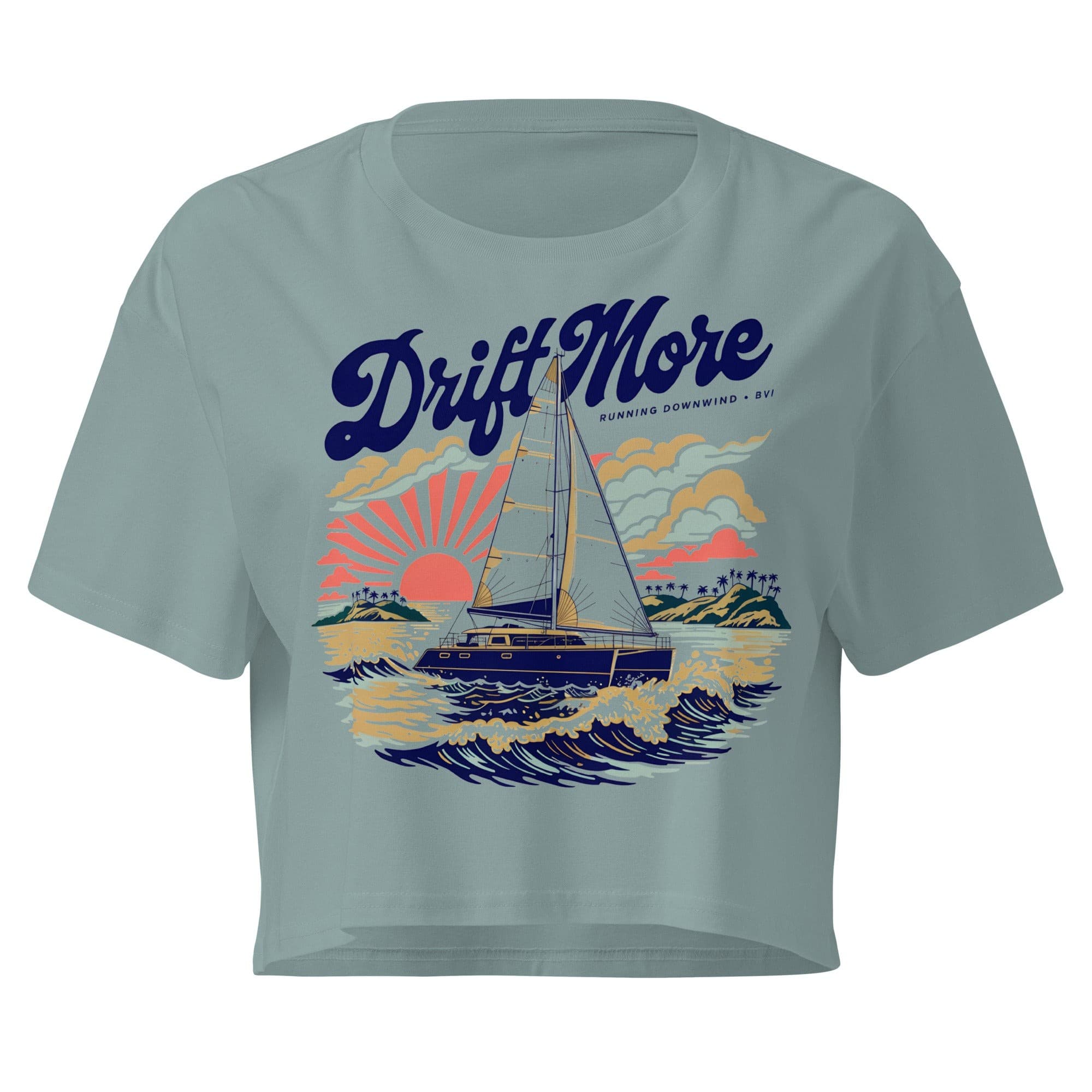 Running Downwind Crop Tee