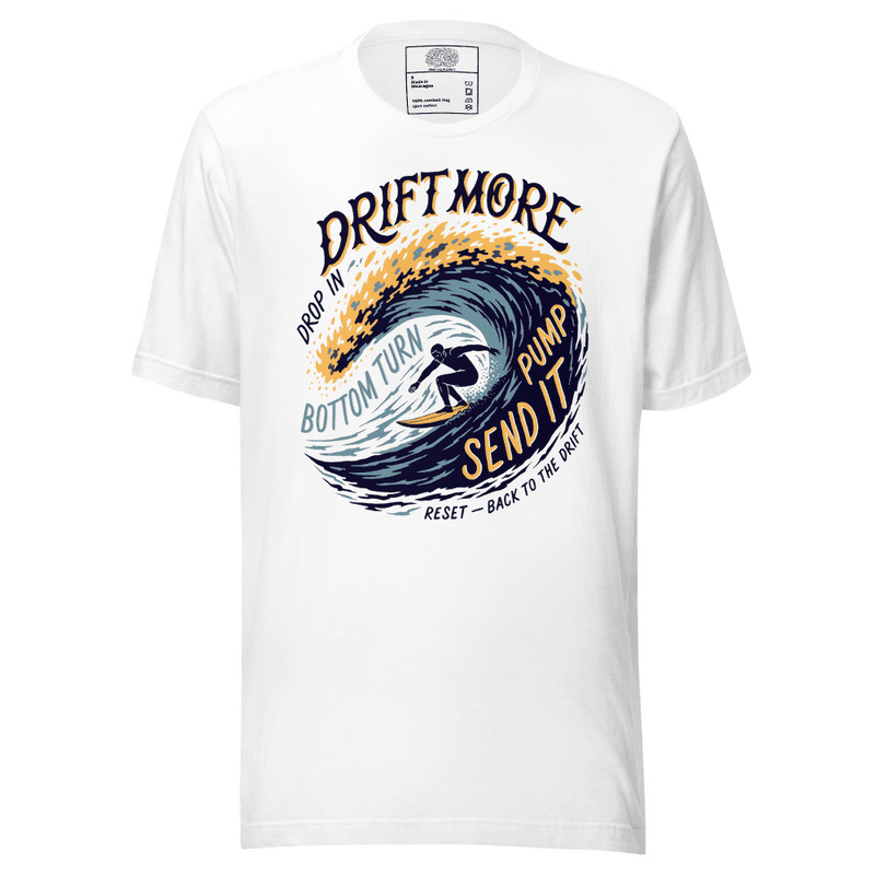Drop In Tee — White