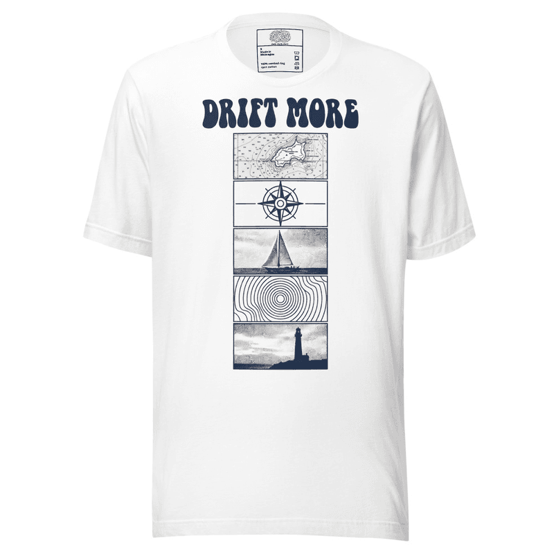 Nautical Drift Tee — White